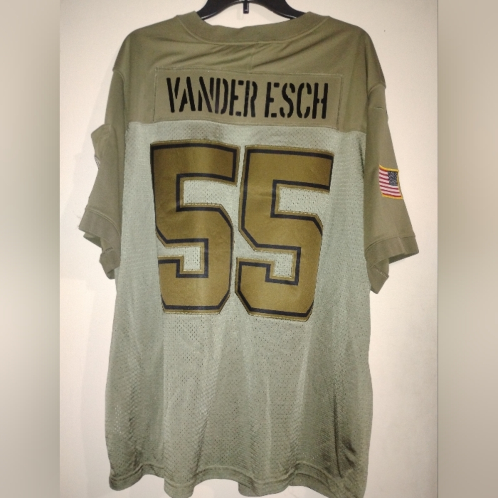 Nike Jersey Mens XXL Olive Green Salute To Service Dallas #55 - Picture 12 of 16